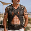 Custom Viking Warrior T-shirt - Personalized Birthday Gifts For Husband, Son, Grandson, Yourself - Instant Viking Abs