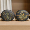Custom Double-Sided Printed Rock - Personalized Anniversary Wedding Gifts For Husband And Wife, Him And Her - A Pinky Promise Meant For A Lifetime