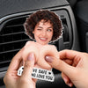 Custom Photo Squishy Acrylic Car Vent Clip - Personalized Anniversary Wedding Gifts For Husband And Wife, Him And Her - Wink If You Love This