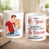 Custom Mug - Personalized Anniversary Wedding Gifts For Husband And Wife, Him And Her - No Returns, All Yours Forever