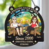 Custom Window Hanging Suncatcher Ornament - Personalized Anniversary Wedding Gifts For Husband And Wife, Him And Her - We Came, We Saw, We Annoyed