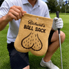 Custom Funny Flannel Golf Ball Bag Sack - Personalized Birthday Gifts For Golf Lovers, Sports Fans, Sports Lovers - Don’t Touch My Balls