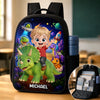 Custom Kids Front Printed Backpack - Personalized Back To School Gifts For Kids - Roar Into Fun
