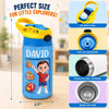 Custom Kids Insulated Water Bottle - Personalized Back To School Gifts For Kids - Tiny But Bright