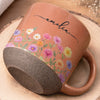 Custom Pottery Mug - Personalized Birthday Gifts For Wife, Daughter, Besties, Sisters, Granddaughter, Grandma, Mom, Yourself - Embracing My Inner Bloom