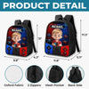 Custom Kids Front Printed Backpack - Personalized Back To School Gifts For Kids - Ready For Class