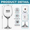 Custom Stemmed Wine Glass - Personalized Anniversary Wedding Gifts For Husband And Wife, Him And Her - Together, No Escape