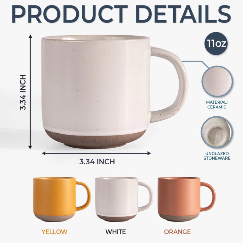 Custom Pottery Mug - Personalized Birthday Gifts For Daughter - Proud Of The Mother You Are