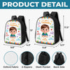 Custom Kids Front Printed Backpack - Personalized Back To School Gifts For Kids - I Am Strong