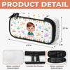 Custom Kids Pencil Canvas Case - Personalized Back To School Gifts For Kids - Big Dreams Ahead