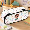 Custom Kids Pencil Canvas Case - Personalized Back To School Gifts For Kids - Big Dreams Ahead