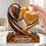 Custom Acrylic Plaque - Personalized Anniversary Wedding Gifts For Husband And Wife, Him And Her - Together Every Season