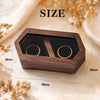 Custom Wedding Ring Box - Personalized Anniversary Wedding Gifts For Husband And Wife, Him And Her - Our Forever Keepsake