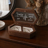 Custom Wedding Ring Box - Personalized Anniversary Wedding Gifts For Husband And Wife, Him And Her - Our Forever Keepsake