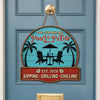 Custom Poolside Wood Sign - Personalized Summer Vacation And Travel Gifts For Mom, Dad, Brother, Sister, Kids - Paradise Found Here