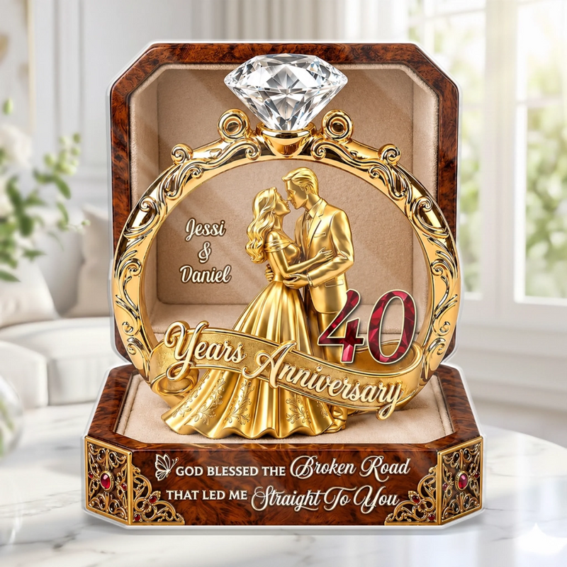 Custom Acrylic Plaque - Personalized Anniversary Wedding Gifts For Husband And Wife, Him And Her - Always In Our Era