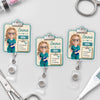Custom Acrylic Badge Reel - Personalized Birthday Gifts For Nurse - Healing Every Day