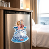 Custom Photo Cruise Ship Door Magnet - Personalized Summer Vacation And Travel Gifts For Husband And Wife, Him And Her, Cruise Lovers - Love On The High Seas