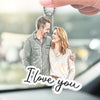 Custom Photo Acrylic Car Ornament - Personalized Anniversary Wedding Gifts For Husband And Wife, Him And Her - Drive Safe My Love
