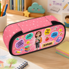 Custom Kids Pencil Canvas Case - Personalized Back To School Gifts For Kids - I Can Do Hard Things