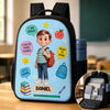 Custom Kids Front Printed Backpack - Personalized Back To School Gifts For Kids - I Am Capable Of Amazing Things