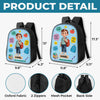 Custom Kids Front Printed Backpack - Personalized Back To School Gifts For Kids - I Am Capable Of Amazing Things
