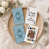 Custom Playing Cards Deck - Personalized Wedding Party Favor Gifts For Guests, Adults - Our Lucky Deck Of Memories