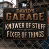 Custom Home Decor Metal Sign - Personalized Birthday Gifts For Husband, Son, Grandson, Brother, Grandpa, Dad, Yourself - Where Broken Things Go To Get Fixed