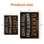 Custom Home Decor Metal Sign - Personalized Birthday Gifts For Husband, Son, Grandson, Brother, Grandpa, Dad, Yourself - Where Broken Things Go To Get Fixed