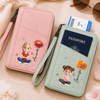 Custom Passport Holder Wallet - Personalized Summer Vacation And Travel Gifts For Women, Besties, Sisters, BFF, Family, Yourself - Travel More Smile More