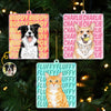 Custom Photo Acrylic Ornament - Personalized Christmas Birthday Gifts For Dog Cat Lovers, Dog Dad And Mom, Cat Owners - Keeping Fur Babies Close Always