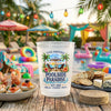 Custom Poolside Party Cups - Personalized Summer Vacation And Travel Gifts For Mom, Dad, Brother, Sister - Beachside Paradise