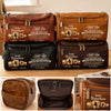 Custom Leather Toiletry Bag - Personalized Birthday Gifts For Grandson - Never Forget That I Love You