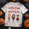 Custom T-shirt - Personalized Halloween Birthday Gifts For Mom, Grandma - Too Cute To Spook