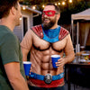 Custom Funny T-shirt - Personalized Birthday Gifts For Husband, Son, Grandson, Brother, Grandpa, Dad, Yourself - This Is My Superhero Costume
