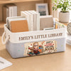 Custom Storage Basket - Personalized  Bookish Gifts For Book Lovers, Bookworms, Readers - So Many Books So Little Time