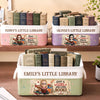 Custom Storage Basket - Personalized  Bookish Gifts For Book Lovers, Bookworms, Readers - So Many Books So Little Time