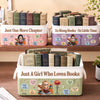 Custom Storage Basket - Personalized Bookish Gifts For Book Lovers, Bookworms, Readers - Welcome To My Bookish World