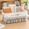 Custom Storage Basket - Personalized Bookish Gifts For Book Lovers, Bookworms, Readers - Bloom With Grace