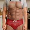 Custom Funny Apron - Personalized Birthday Gifts For Husband, Son, Grandson, Brother, Grandpa, Dad, Yourself - I Flex When I Cook