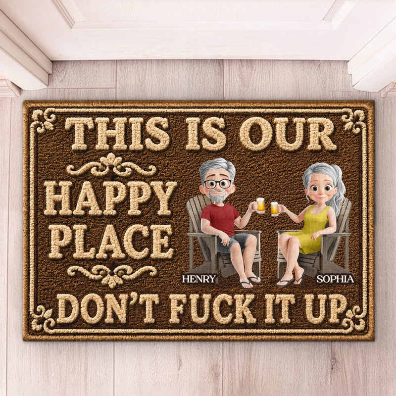 Custom Home Decor Decorative Mat - Personalized Summer Vacation And Travel Gifts For Husband And Wife, Him And Her - Home Sweet Home