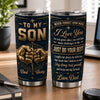 Custom Tumbler - Personalized Birthday Gifts For Son - Stay Strong And Believe In Yourself