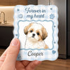Custom Photo Acrylic Fridge Magnet - Personalized Pet Memorial Sympathy Gifts For Dogs, Cats - My Favorite Hello And Hardest Goodbye