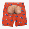Custom Funny Men Swim Trunks - Personalized Birthday Gifts For Husband, Son, Grandson, Brother, Grandpa, Dad, Yourself - Rear View Champion