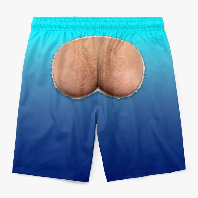 Custom Funny Men Swim Trunks - Personalized Birthday Gifts For Husband, Son, Grandson, Brother, Grandpa, Dad, Yourself - Looking Back
