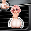 Custom Photo Squishy Acrylic Car Vent Clip - Personalized Anniversary Wedding Gifts For Husband And Wife, Him And Her – Oops, You Looked