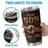 Custom Tumbler - Personalized Birthday Gifts For Son - Forever Bound By Love