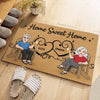 Custom Home Decor Decorative Mat - Personalized  Anniversary Wedding Gifts For Husband And Wife, Him And Her - Simply Us In Our Haven