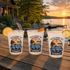 Custom Lake House Party Cups - Personalized Summer Vacation And Travel Gifts For Mom, Dad, Brother, Sister - Lake Days Last Forever