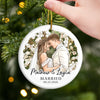 Custom Photo First Christmas Ceramic Ornament - Personalized Anniversary Christmas Wedding Gifts For Husband And Wife, Him And Her - The Best Roll Of My Life